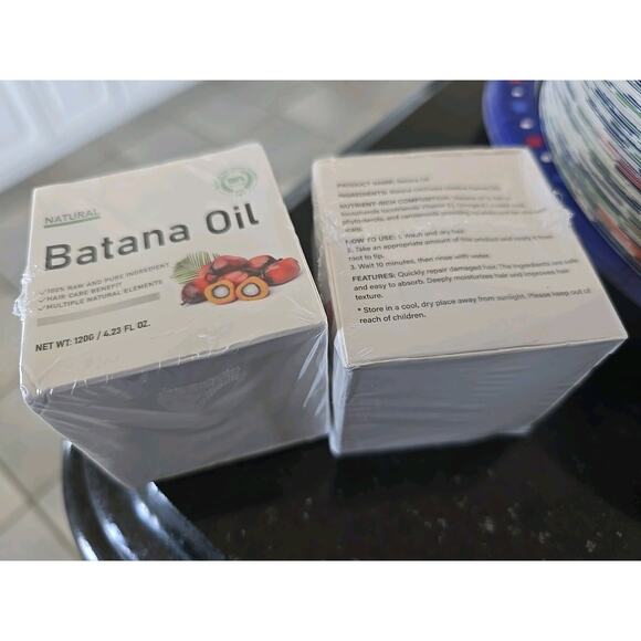 2-Pack Raw Batana Oil 100% Natural Hair Growth Treatment Sealed Box Wear NWT - Picture 4 of 8